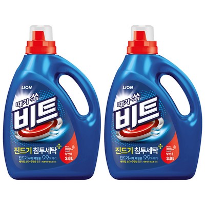  비트 진드기 액체세제 일반용 본품, 3L, 2개 _비트로 만나는 트렌디한 라이프스타일