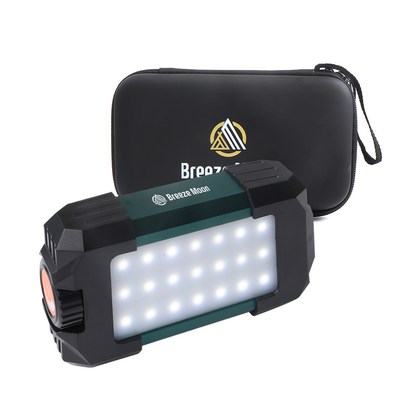 카템 휴대용 LED 다이얼 랜턴 10400mAh, 블랙 + 그린, 1개 · TOP 4