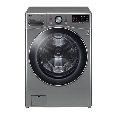LG전자 트롬 드럼세탁기 모던 스테인리스 F24VDWD 24kg 방문설치, F24VDWD, 모던 스테인리스 · TOP 4