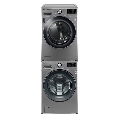 LG전자 트롬 드럼세탁기 21kg + 건조기 17kg 모던 스테인리스 F21VDU-7VL 세트 방문설치, F21VDU-7VL(세탁기, 건조기) · TOP 3
