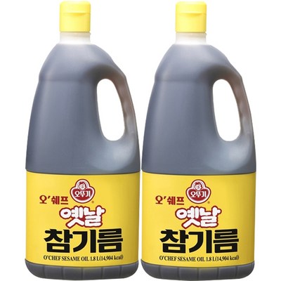  오뚜기 오쉐프 옛날참기름, 1.8L, 2개 