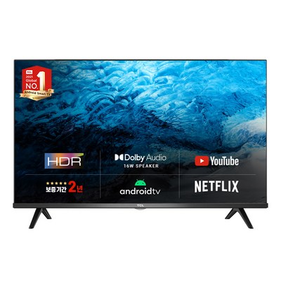 TCL 안드로이드 FHD TV, 100cm/40인치, 40L6500, 스탠드형, 자가설치 · TOP 2