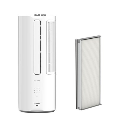 파세코 싱글인버터 창문형 에어컨 방문설치 PWA-3250W, PWA-3250W (올화이트), 기본+모헤어 추가키트98cm