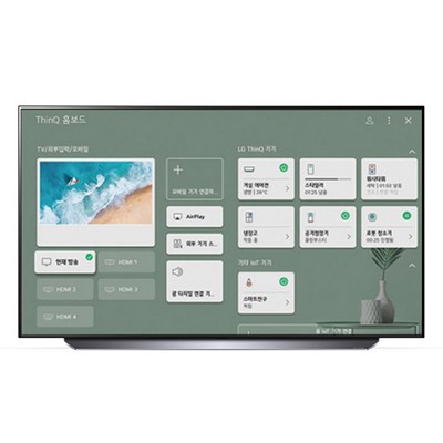 LG전자 4K UHD OLED 올레드 TV, 120cm(48인치), OLED48C1ENB, 벽걸이형, 방문설치 · TOP 1