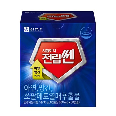 종근당건강 시원하다 전립쎈 쏘팔메토, 60정, 1개