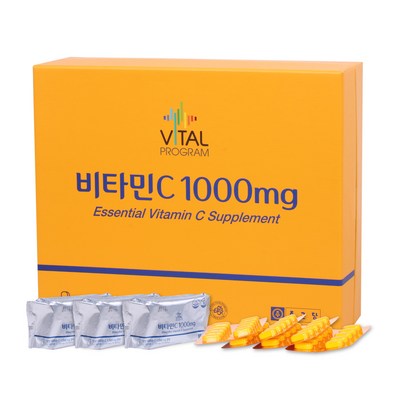 바이탈프로그램 비타민C 1000mg, 600정, 1개_비타민C 함유 제품으로 화사한 피부를 위한 비밀 노하우