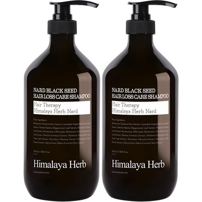 부케가르니 나드 블랙시드 탈모 샴푸, 1000ml, 2개 · TOP 6