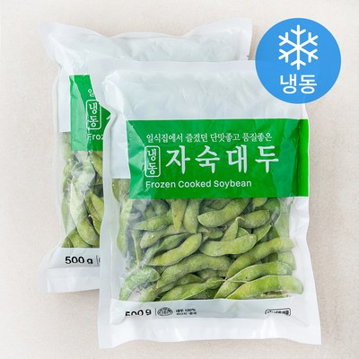  세미원 자숙대두 (냉동), 500g, 2팩 _에다마메로 행복을 더하다