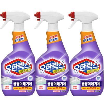 유한락스 멀티액션 곰팡이 제거제, 510ml, 3개_강력한 효과