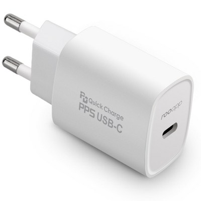 루앱 25W USB-PD C타입 PPS 초고속 충전기 어댑터, 화이트 x 1개