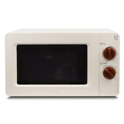 쿠잉전자 레트로 전자레인지 다이얼식 20L, MC-CBM01 · TOP 1