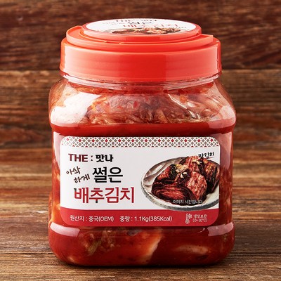 인우 더맛나 썰은 배추김치, 1.1kg, 1개_김치 고수들을 위한 맛집 김치 추천 리스트