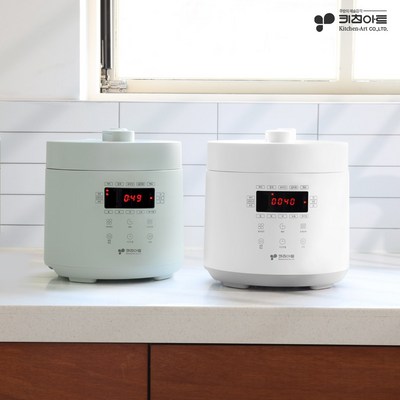 키친아트 3-4인용 미니 전기압력밥솥, KRH-W3100U 화이트