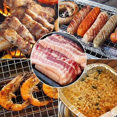 캠핑고기세트 한돈 삼겹살, 목살, 9종구성품 밀키트 세트 · TOP 4