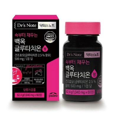 백옥 글루타치온 정 4병, 60정, 4개