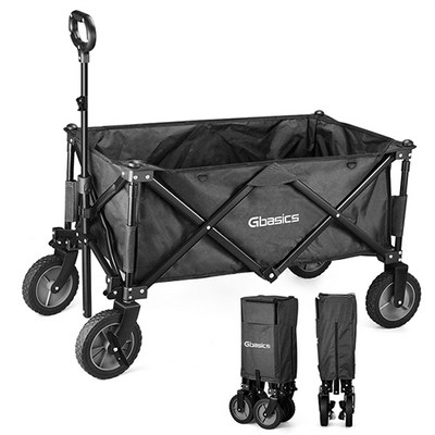Gbasics 100KG 캠핑 폴딩 웨건 캠핑카트 보관용 가방 고리로프 세트, 블랙 · TOP 6