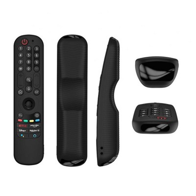 리모콘거치대2022 다채로운 실리콘 케이스에 대 한 LG AN-MR21GC MR21N/21GA 제어 보호 커버에 OLED TV 매, 01 Black · TOP 3