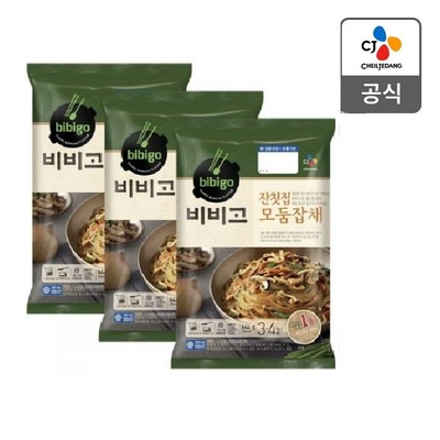  비비고 잔칫집 모둠잡채, 644g, 3개 _맛과 향의 조화