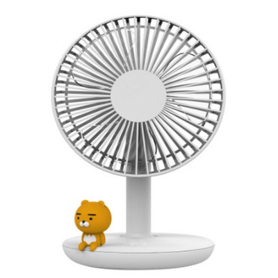 카카오프렌즈 KFSTAIR-001 무선 탁상 USB 선풍기 3단 저소음 C타입충전 서큘레이터 스탠드형, 라이언 · TOP 3