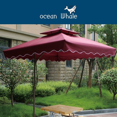 Ocean Whale 가든 파라솔 초대형 사이드 기둥 사각파라솔 간편 설치 보관, 초대형 사각 와인 · TOP 6