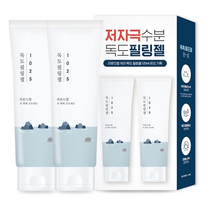 라운드랩 1025 독도 필링젤, 120ml, 2개_독도의 자연에서 온 필링젤로 피부 속 아픔을 날려보세요