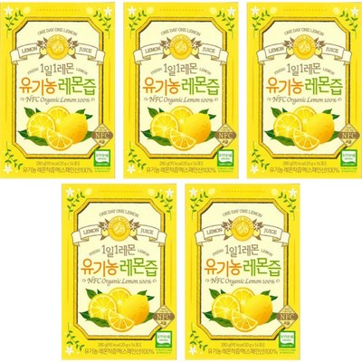 홀베리 1일1레몬 유기농 레몬즙 20gX14포 5박스, 20g, 70개