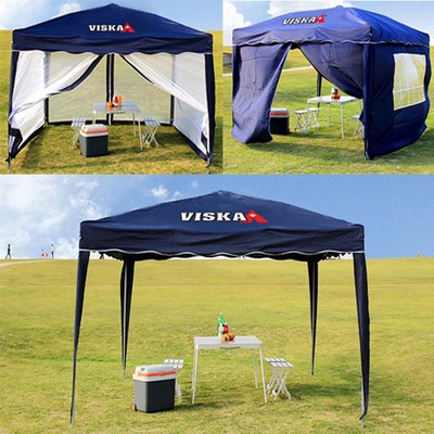 비스카 접이식 천막 3MX3M 행사용 캠핑용 방수 그늘막텐트 캐노피천막, 2M x 2M 천막(천막+프레임+보관가방)세트 · TOP 5