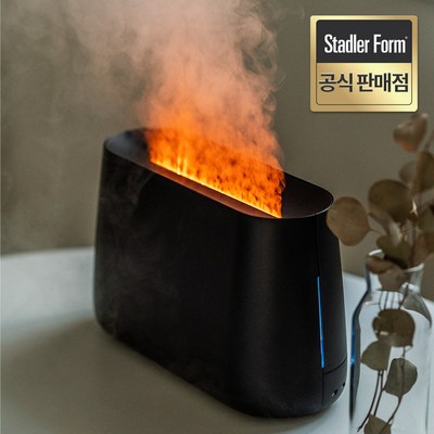스테들러폼 공식판매점 불멍 초음파 가습기 BEN 벤 블랙 Amber light 벽난로 조명 효과