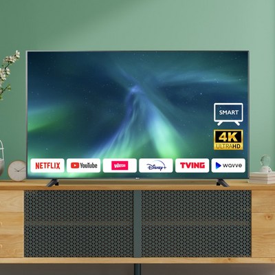  [무료설치] [삼성직접배송] 삼성TV UHD 4K LED TV 에너지효율 1등급 사이니지, 스탠드형, 138cm/(55인치) _최신 TV 브랜드 & 모델 추천