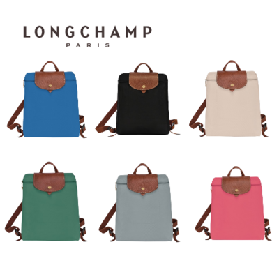  롱샴 르 플리아쥬 백팩 오리지널 여성 배낭 Longchamp 