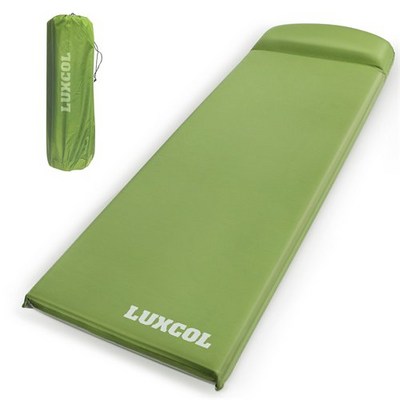 LUXCOL 럭스콜 30초 자동충기 초간편 에어매트+보관파우치 수납밴드 2개 보수세트 1개 한글 설명서 1개 · TOP 1