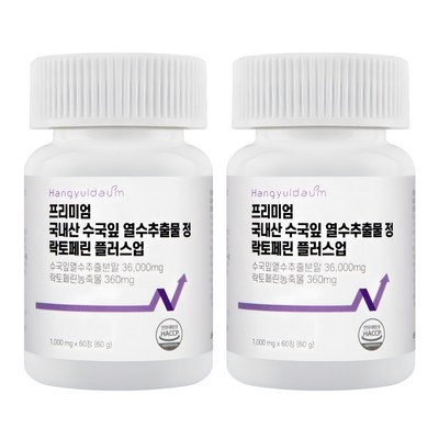 한결다움 수국잎 열수 추출물 락토페린 AMPK효소 1 000mg 60정, 2개_AMPK 효소로 건강을 책임지는 비밀 무기