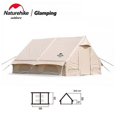 Naturehike 네이처하이크 캠핑 텐트 에어텐트 감성텐트 무료배송/AS 가능/4-6인용텐트, 4-6인용 · TOP 5