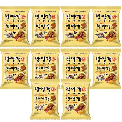  크라운 연양갱밤 (50gx5입) 밤양갱, 10개, 250g 