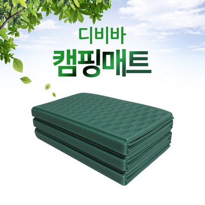 디비바 캠핑매트 대형 200x240 그린 (가방포함), y01_그린 · TOP 3