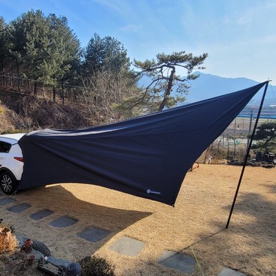 나스카피 카타프 차량어닝 대형 실버코팅 차박 헥사타프, 옥스포드 210D 헥사 카타프 블랙 (폴대미포함) · TOP 5