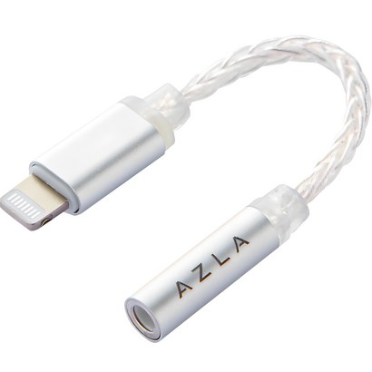 아즈라 아이폰 이어폰 젠더 라이트닝 SMART DAC L100, 10.7cm, 혼합색상, 1개