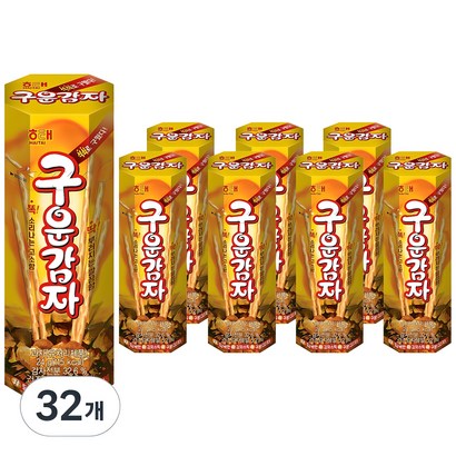 해태제과 구운감자, 24g, 32개