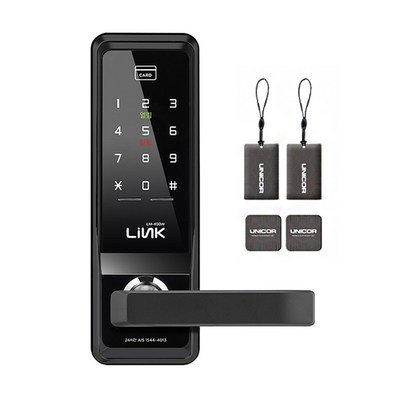 Link 스마트 도어락 LM-450W + 스마트키 4p + 건전지 4p, 고객직접설치