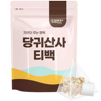 자연초 당귀산사차 삼각티백