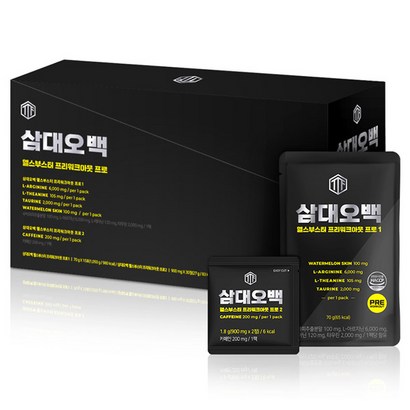 삼대오백 헬스부스터 프리워크아웃 프로, 15회분, 1050g, 1개