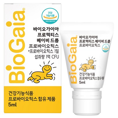바이오가이아 프로텍티스 베이비드롭 액상 프로바이오틱스, 5ml, 1개