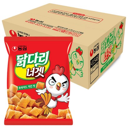 농심닭다리 너겟 후라이드 치킨맛, 130g, 12개