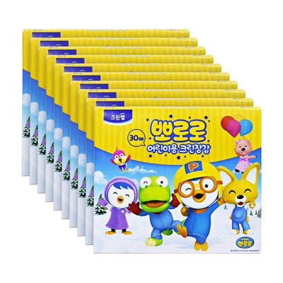 [크린랲] 뽀로로 어린이용 크린장갑 30매