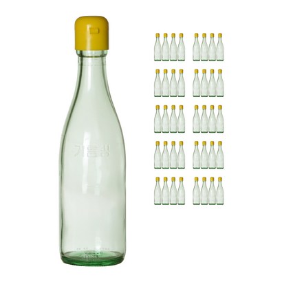 서울패키지 청색 참기름병 노랑캡, 300ml, 40개, 40개