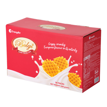 짱안 벨지 에그 버터 와플 과자, 500g, 1개