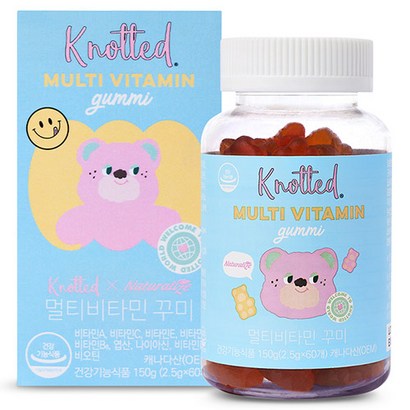 노티드 꾸미 멀티비타민 60p, 150g, 1개