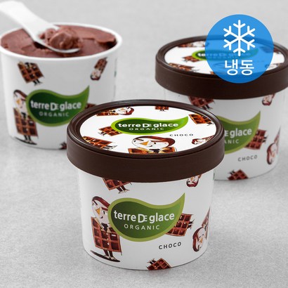 떼르드글라스 유기농 인증 컵 아이스크림 초코  리뷰후기