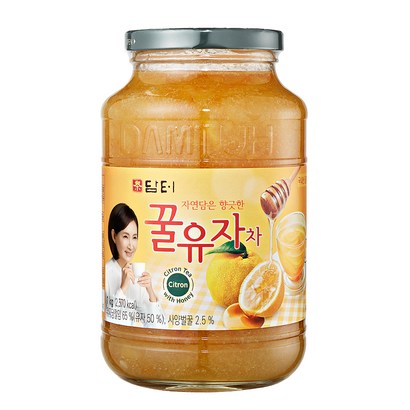 담터 꿀유자차, 1개입, 1kg, 1개