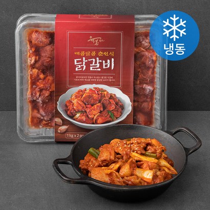 [쿠팡수입] 육본 매콤달콤 춘천식 닭갈비